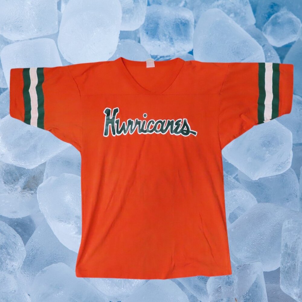 Vintage NCAA Miami Hurricanes Football Jersey Delong Size M